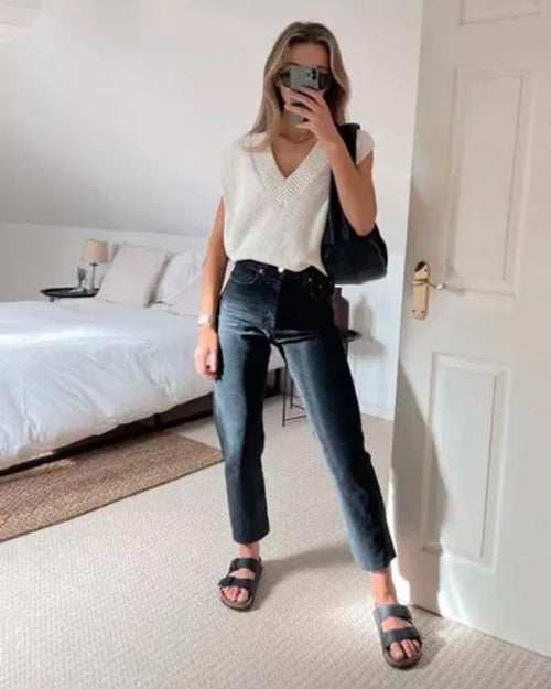 Avis client Sarah B. - Sandales Confort Suede
